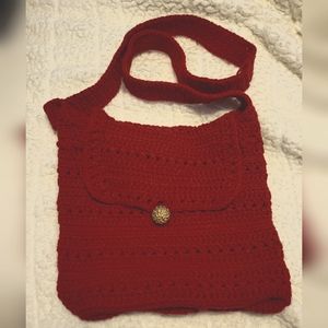 Crocheted handbag